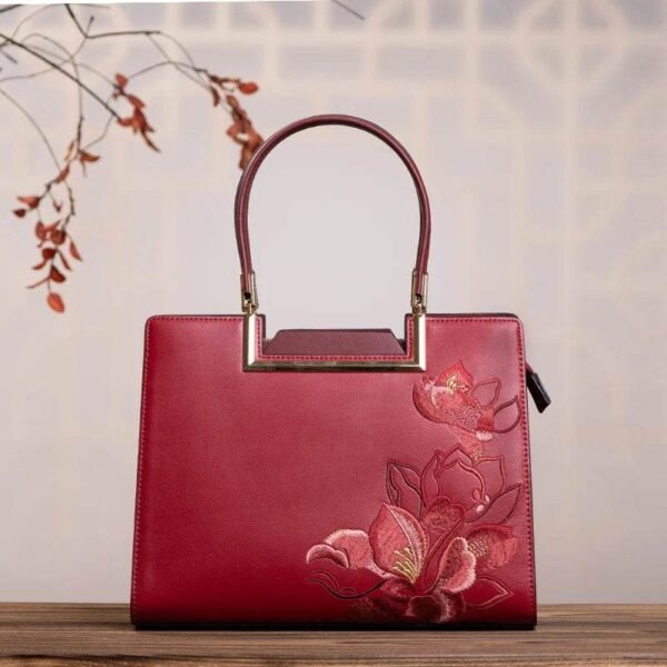 10_Sinocultural_Embroidery_Leather_Red_Tote_Bag_Magnolia_Women_s_Handbag 10_Sinocultural_Embroidery_Leather_Red_Tote_Bag_Magnolia_Women_s_Handbag