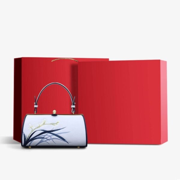 Embroidery_Leather_Blue_Orchid_Cylinder_Chain_Barrel_Bag_-_SinoCultural-2470714 Embroidery_Leather_Blue_Orchid_Cylinder_Chain_Barrel_Bag_-_SinoCultural-2470714