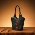 Sinocultural_Xiangyunsha_Silk_Leather_Printed_Persimmon_Shoulder_Bag_YS120763_113012