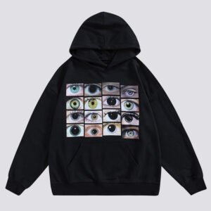 Black Japanese-Inspired Hoodie