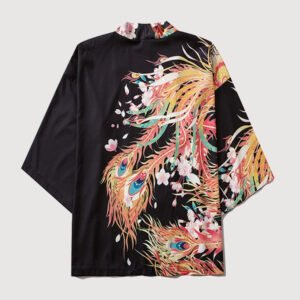 Colorful Japanese Haori 'Kujaku'