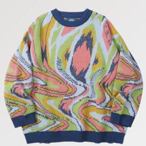 Colorful Japanese Pullover 'Osaka'