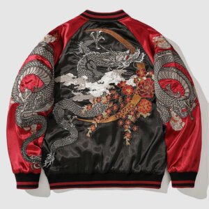 Embroidered Sukajan Japanese Dragon 'Shishu'