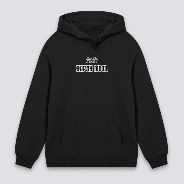 パーカー・ジャパン・ムード・ブラック japan-clothing-hoodie-japan-mood-black